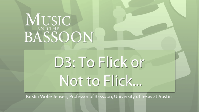 Play Video D3: To Flick or Not to Flick...